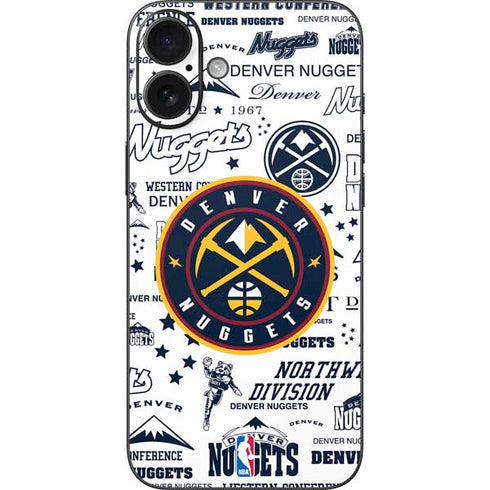 NBA Denver Nuggets Historic Blast iPhone 16 Plus Skin