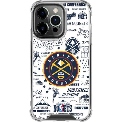 NBA Denver Nuggets Historic Blast iPhone 16 Pro Clear Case
