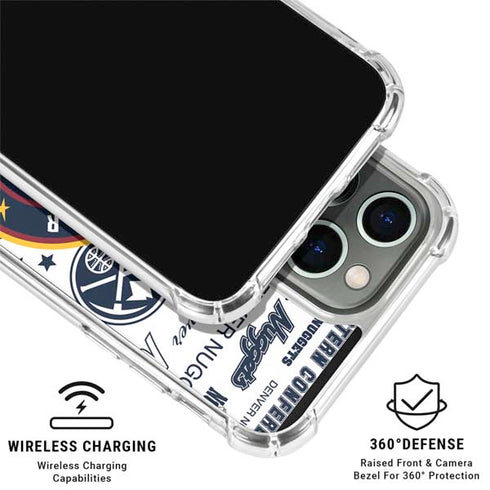 NBA Denver Nuggets Historic Blast iPhone 16 Pro Clear Case