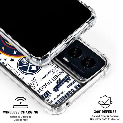 NBA Denver Nuggets Historic Blast Moto G Power 5G (2024) Clear Case
