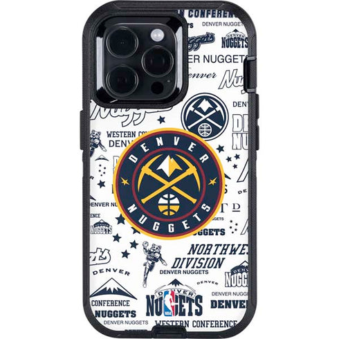 NBA Denver Nuggets Historic Blast Otterbox Defender iPhone Skin
