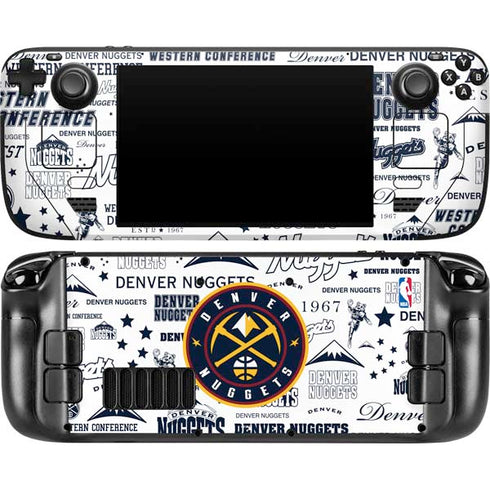 NBA Denver Nuggets Historic Blast Steam Deck Handheld Gaming Computer OLED Skin