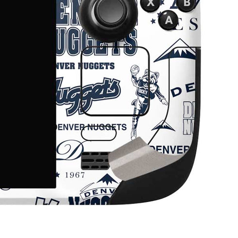 NBA Denver Nuggets Historic Blast Steam Deck Handheld Gaming Computer OLED Skin