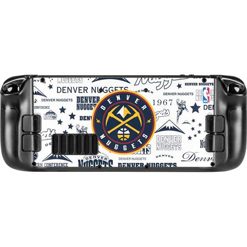 NBA Denver Nuggets Historic Blast Steam Deck Handheld Gaming Computer Skin