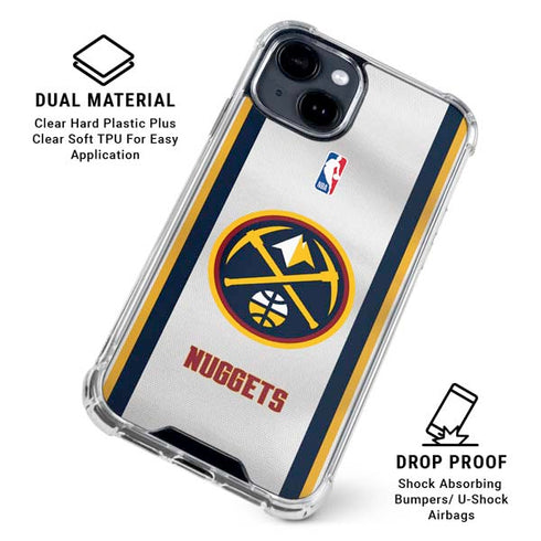 NBA Denver Nuggets iPhone 15 Clear Case
