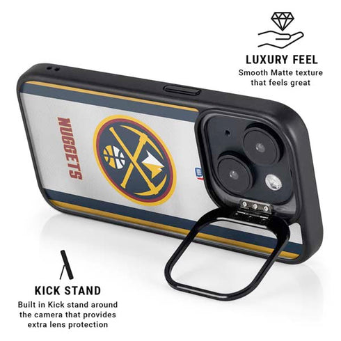 NBA Denver Nuggets iPhone 15 Kickstand Case