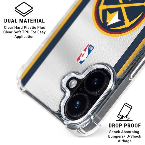 NBA Denver Nuggets iPhone 16 MagSafe Case