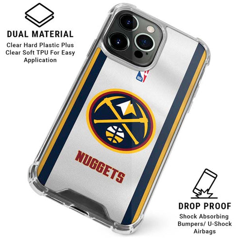 NBA Denver Nuggets iPhone 16 Pro Max Clear Case