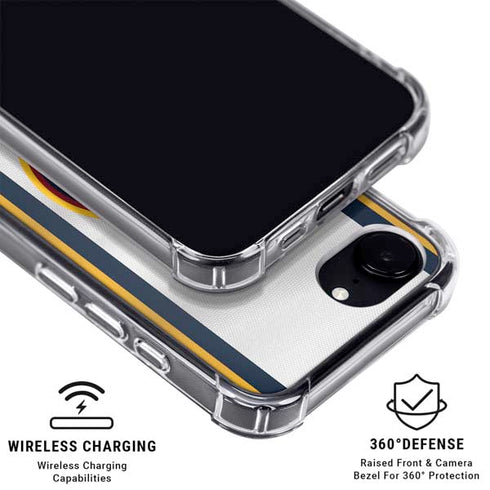 NBA Denver Nuggets iPhone 16e Clear Case