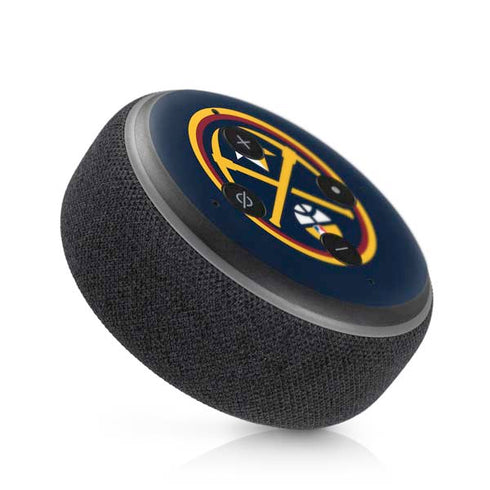 NBA Denver Nuggets Large Logo Amazon Echo Dot Skin