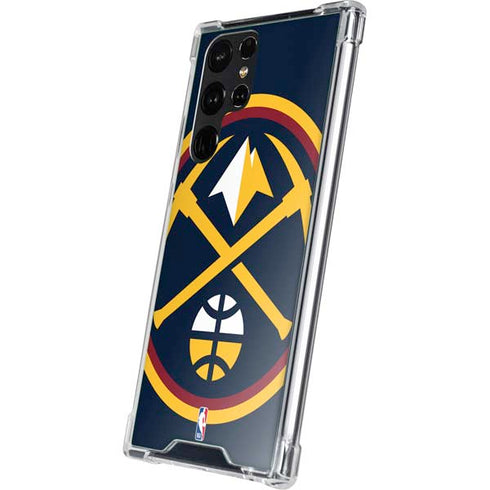 NBA Denver Nuggets Large Logo Galaxy S23 Ultra Clear Case