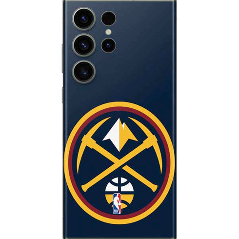 NBA Denver Nuggets Large Logo Galaxy Skins