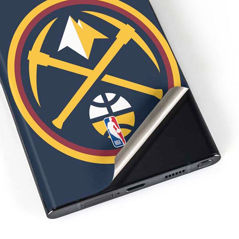 NBA Denver Nuggets Large Logo Galaxy Skins