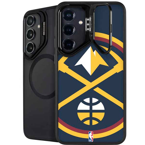 NBA Denver Nuggets Large Logo Galaxy S25 Kickstand Case