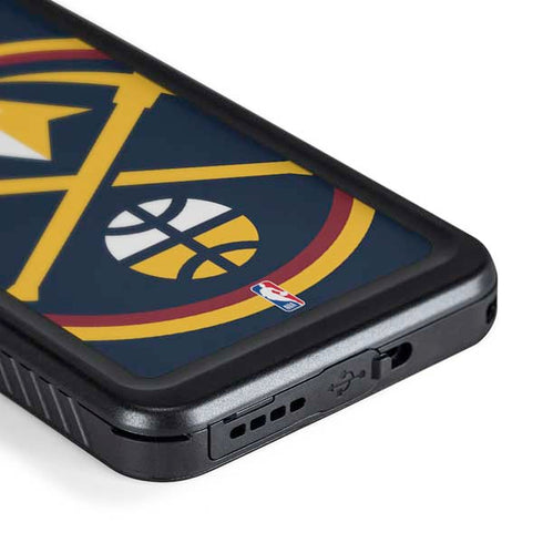 NBA Denver Nuggets Large Logo Galaxy S24 Plus Waterproof Case