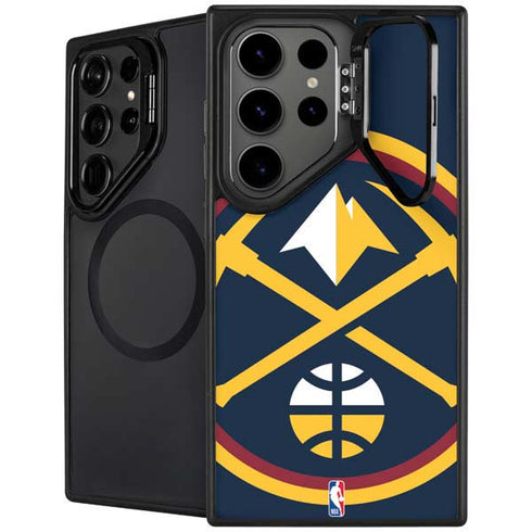 NBA Denver Nuggets Large Logo Galaxy S25 Ultra Kickstand Case