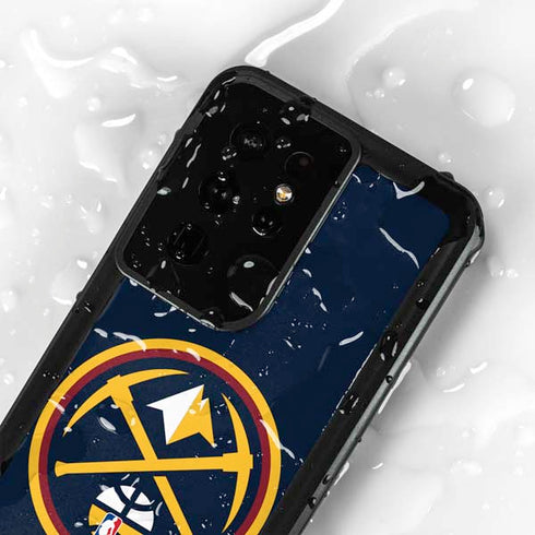 NBA Denver Nuggets Large Logo Galaxy S24 Ultra Waterproof Case
