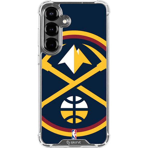 NBA Denver Nuggets Large Logo Galaxy S26 Clear Case
