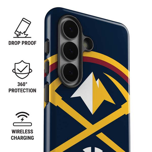 NBA Denver Nuggets Large Logo Galaxy S26 Impact Case