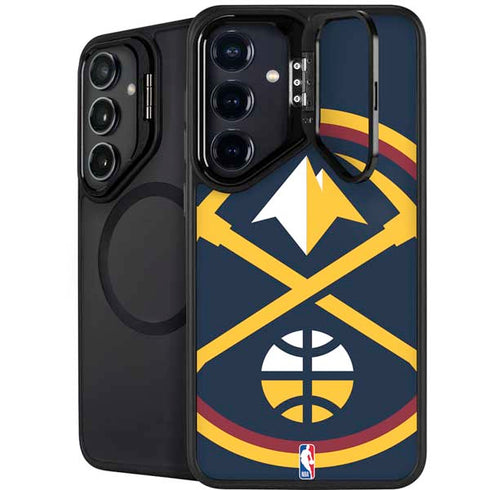 NBA Denver Nuggets Large Logo Galaxy S26 Kickstand Case