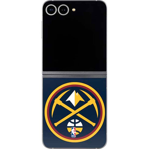 NBA Denver Nuggets Large Logo Galaxy Z Flip6 Skin
