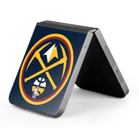NBA Denver Nuggets Large Logo Galaxy Z Flip6 Skin