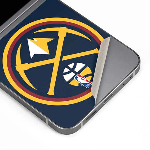NBA Denver Nuggets Large Logo Galaxy Z Flip6 Skin