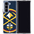 NBA Denver Nuggets Large Logo Galaxy Z Fold5 5G Clear Case