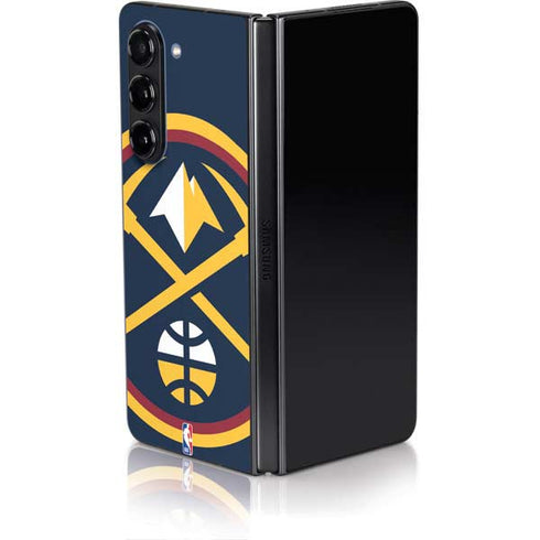 NBA Denver Nuggets Large Logo Galaxy Z Fold5 5G Skin