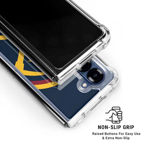 NBA Denver Nuggets Large Logo Galaxy Z Fold6 Clear Case