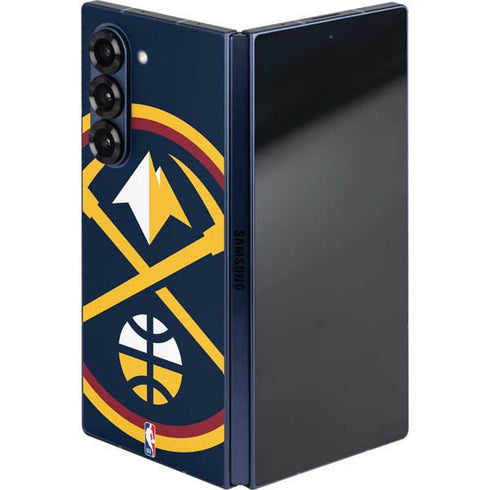 NBA Denver Nuggets Large Logo Galaxy Z Fold6 Skin