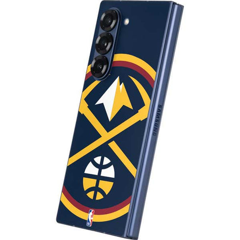 NBA Denver Nuggets Large Logo Galaxy Z Fold6 Skin