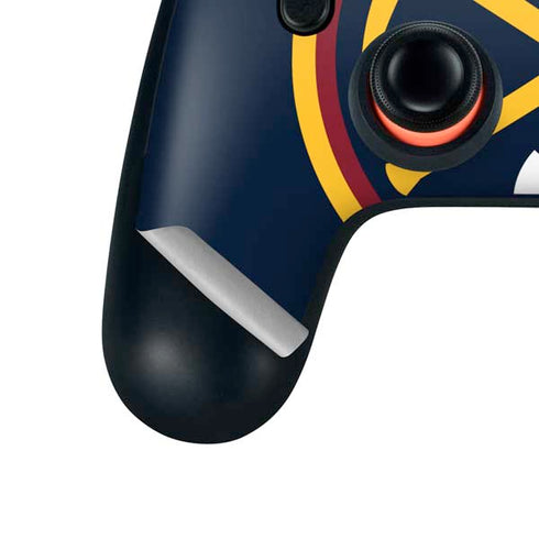 NBA Denver Nuggets Large Logo Google Stadia Controller Skin