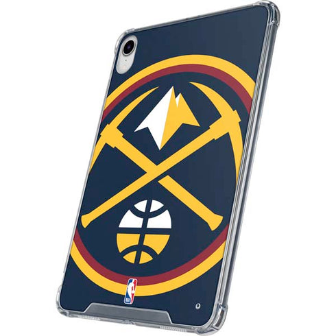 NBA Denver Nuggets Large Logo iPad 11th Gen (2025) Clear Case