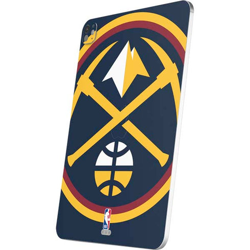 NBA Denver Nuggets Large Logo iPad Pro 13in M4 (2024) Skin