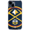 NBA Denver Nuggets Large Logo iPhone 15 Clear Case