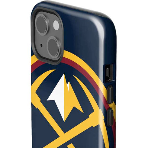 NBA Denver Nuggets Large Logo iPhone 15 Impact Case