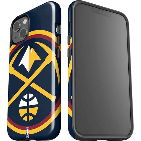 NBA Denver Nuggets Large Logo iPhone 15 Impact Case
