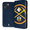 NBA Denver Nuggets Large Logo iPhone 15 Plus Folio Case