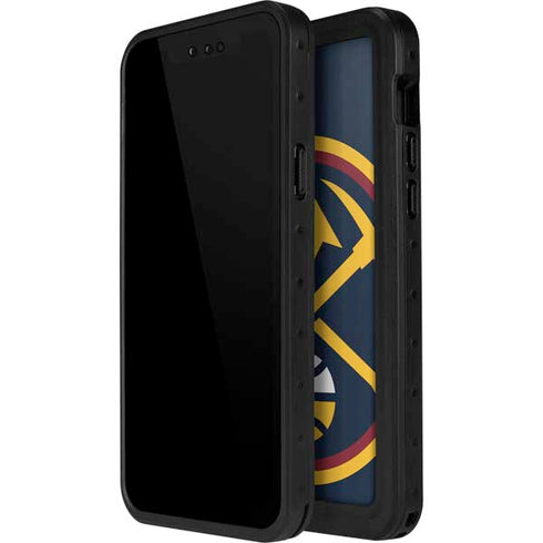 NBA Denver Nuggets Large Logo iPhone 15 Plus Waterproof Case