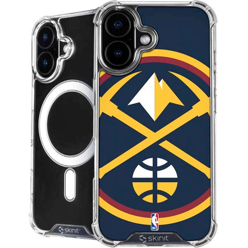 NBA Denver Nuggets Large Logo iPhone 16 MagSafe Case