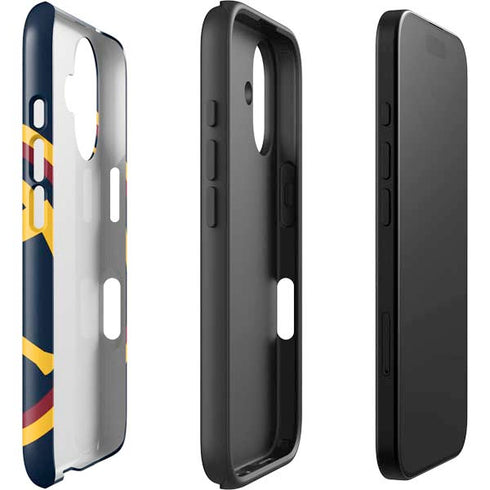 NBA Denver Nuggets Large Logo iPhone 16 Plus Impact Case