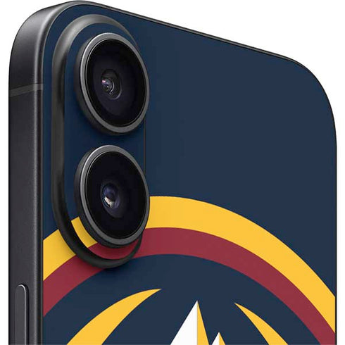 NBA Denver Nuggets Large Logo iPhone 16 Plus Skin