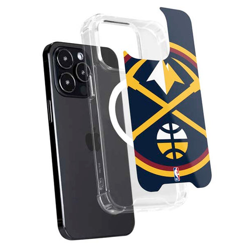 NBA Denver Nuggets Large Logo iPhone 16 Pro MagSafe Case
