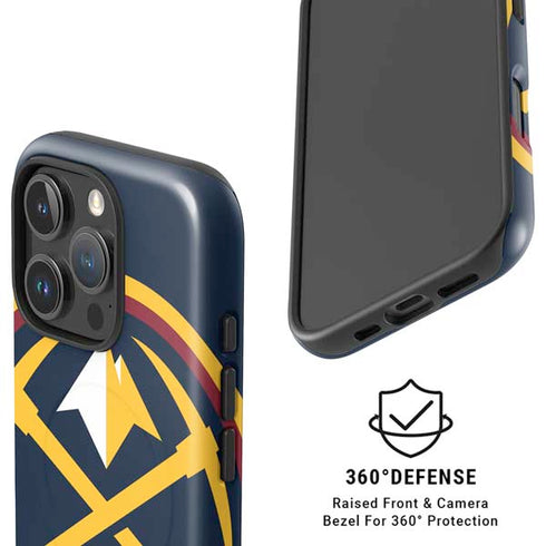NBA Denver Nuggets Large Logo iPhone 16 Pro Magsafe Impact Case