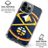 NBA Denver Nuggets Large Logo iPhone 16 Pro Max Clear Case