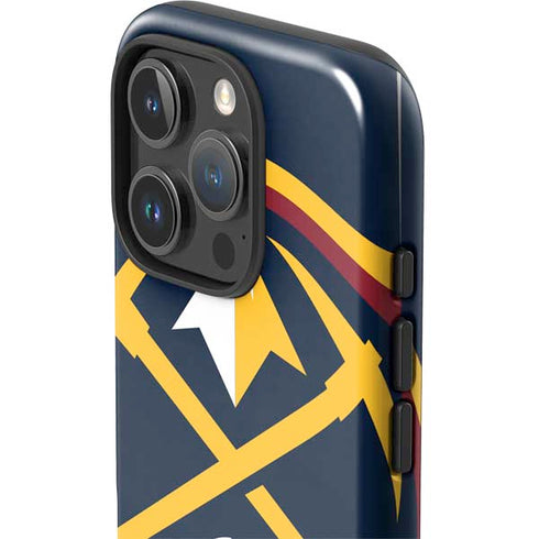 NBA Denver Nuggets Large Logo iPhone 16 Pro Max Impact Case