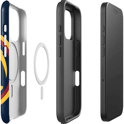 NBA Denver Nuggets Large Logo iPhone 16 Pro Max Magsafe Impact Case