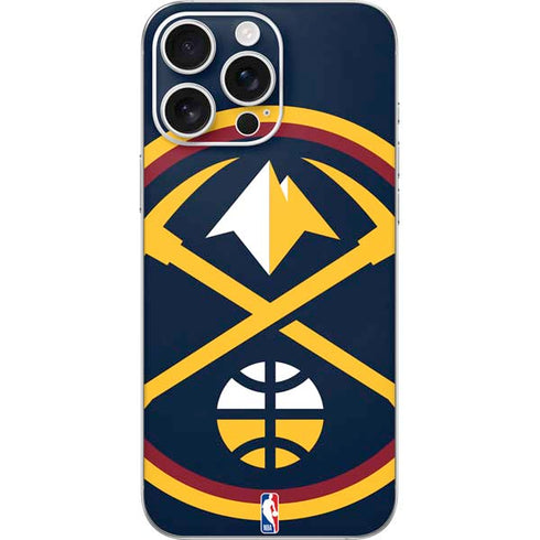 NBA Denver Nuggets Large Logo iPhone 16 Pro Max Skin