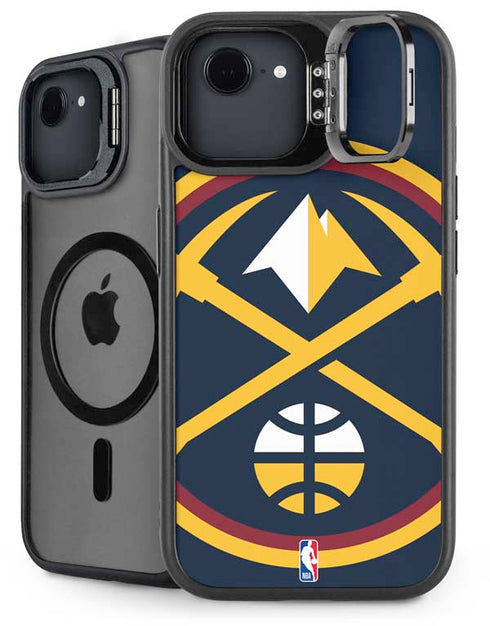 NBA Denver Nuggets Large Logo iPhone 16e Kickstand Case